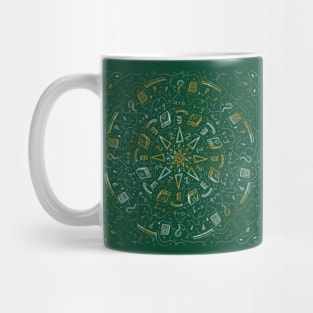 Math pattern Mug